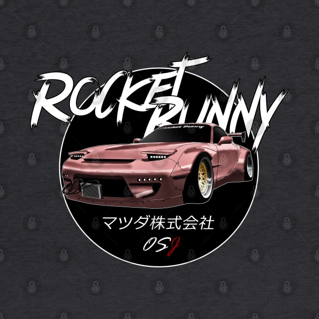 JDM RX-7 [FD] Pink Black Sun Edition by OSJ Store